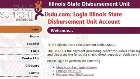 Contact information for natur4kids.de - This unit processes the payments and issues checks or direct deposits to the receiving families. Skip to Content. Illinois State Disbursement Unit Login; Home; Español; Payment Instructions; ... Please contact the ILSDU customer service department at 877-225-7077 First Name: * Last Name: *